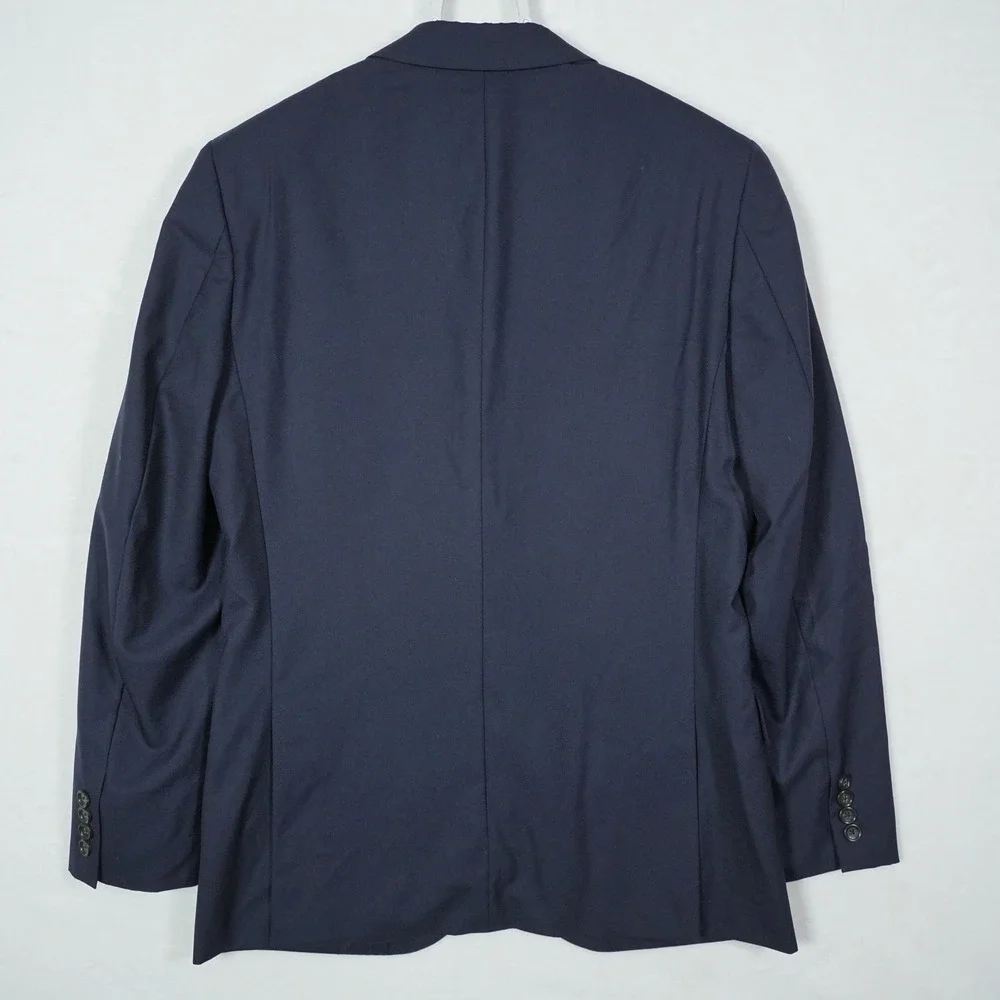 J.Crew Ludlow Suit Jacket 38R Navy Blue Loro Piana Super 120s Wool Blazer Mens